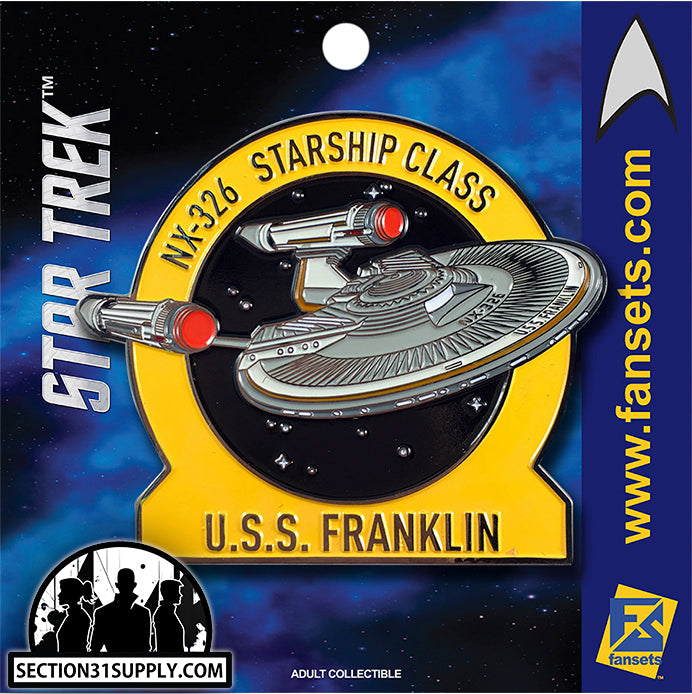 Star Trek: U.S.S. Franklin NX-326 FanSets pin